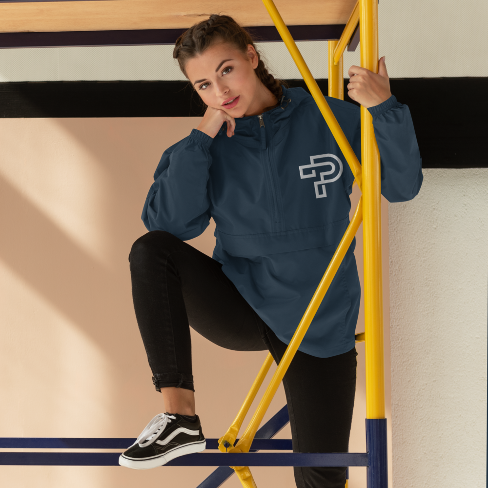 Embroidered Champion Packable Jacket Unisex