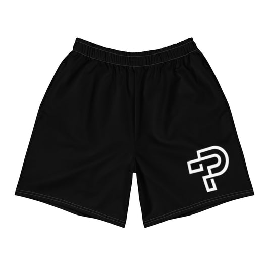 Men's Athletic Long Shorts Black