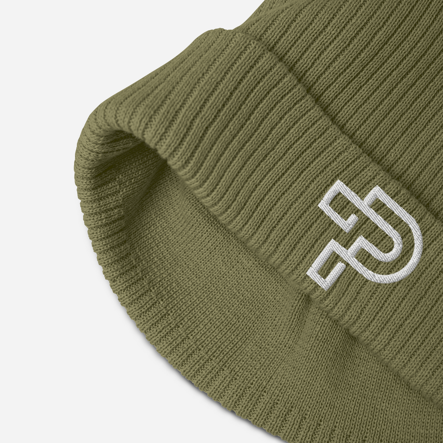 100% Organic ribbed beanie