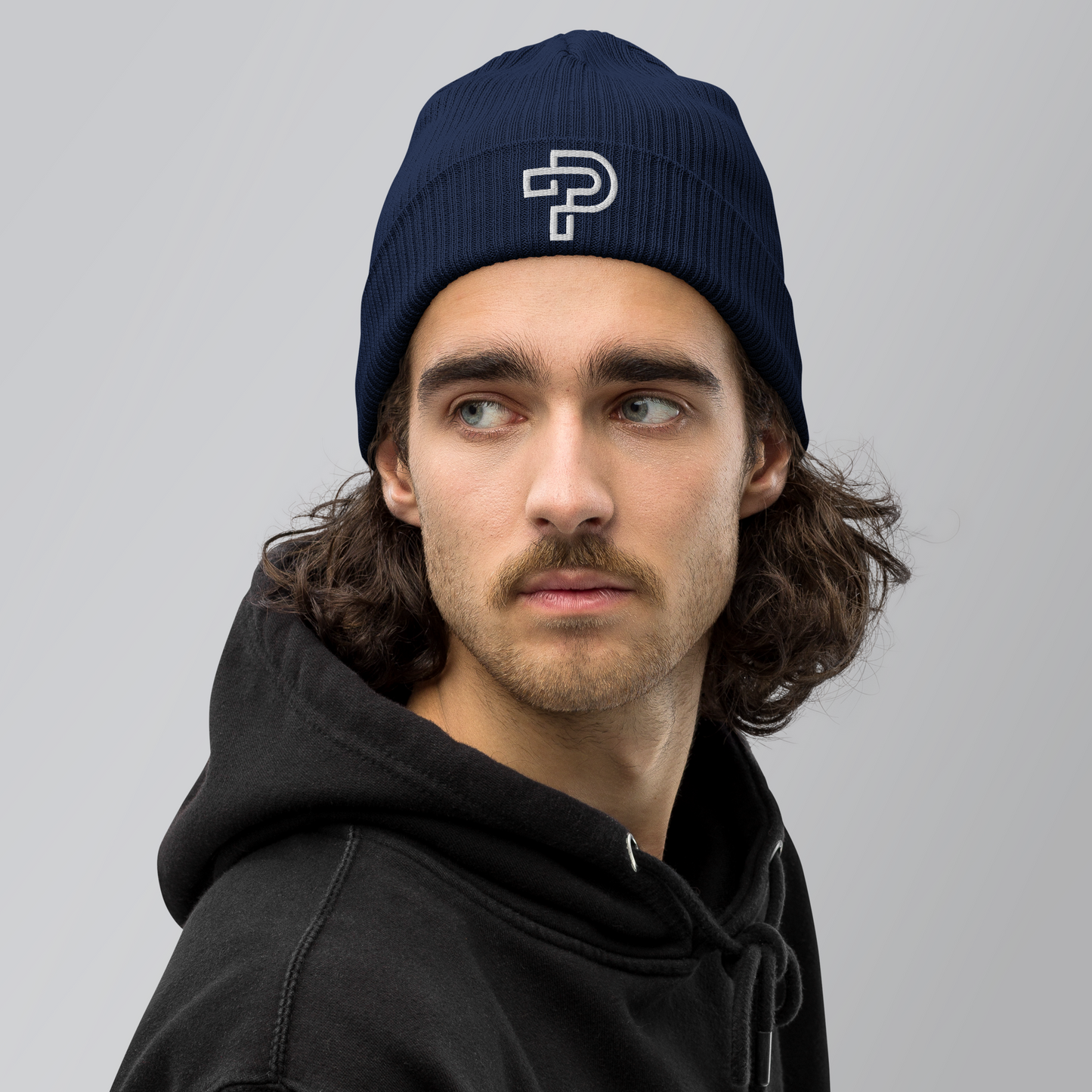 100% Organic ribbed beanie