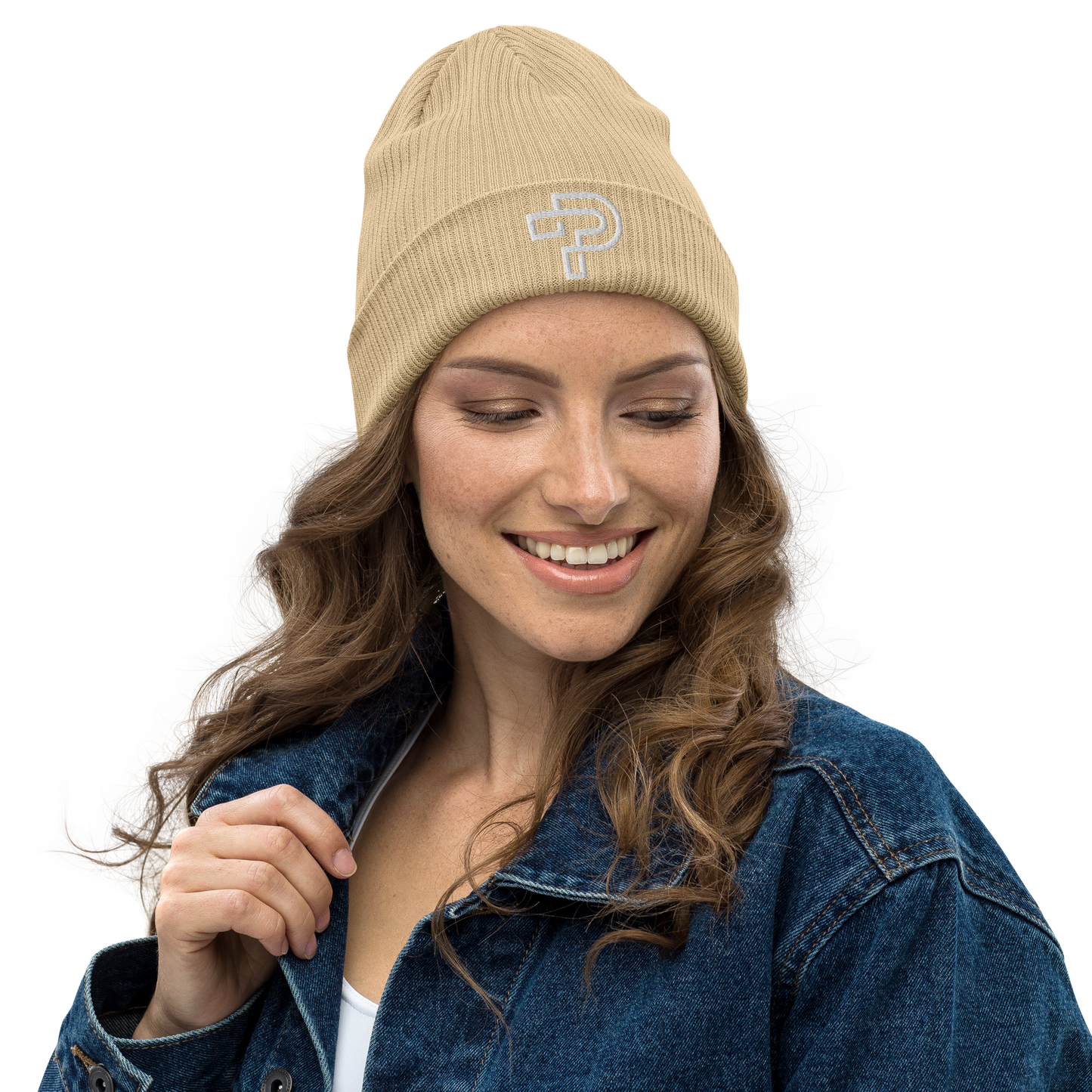 100% Organic ribbed beanie