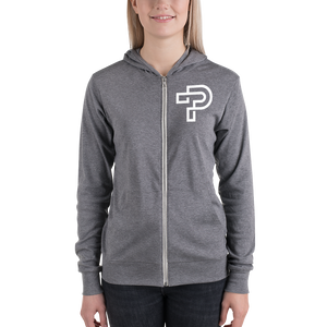 Triblend Lightweight Zip Hoodie Unisex