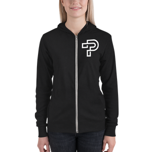 Triblend Lightweight Zip Hoodie Unisex