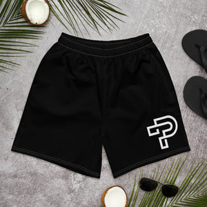 Men's Athletic Long Shorts Black