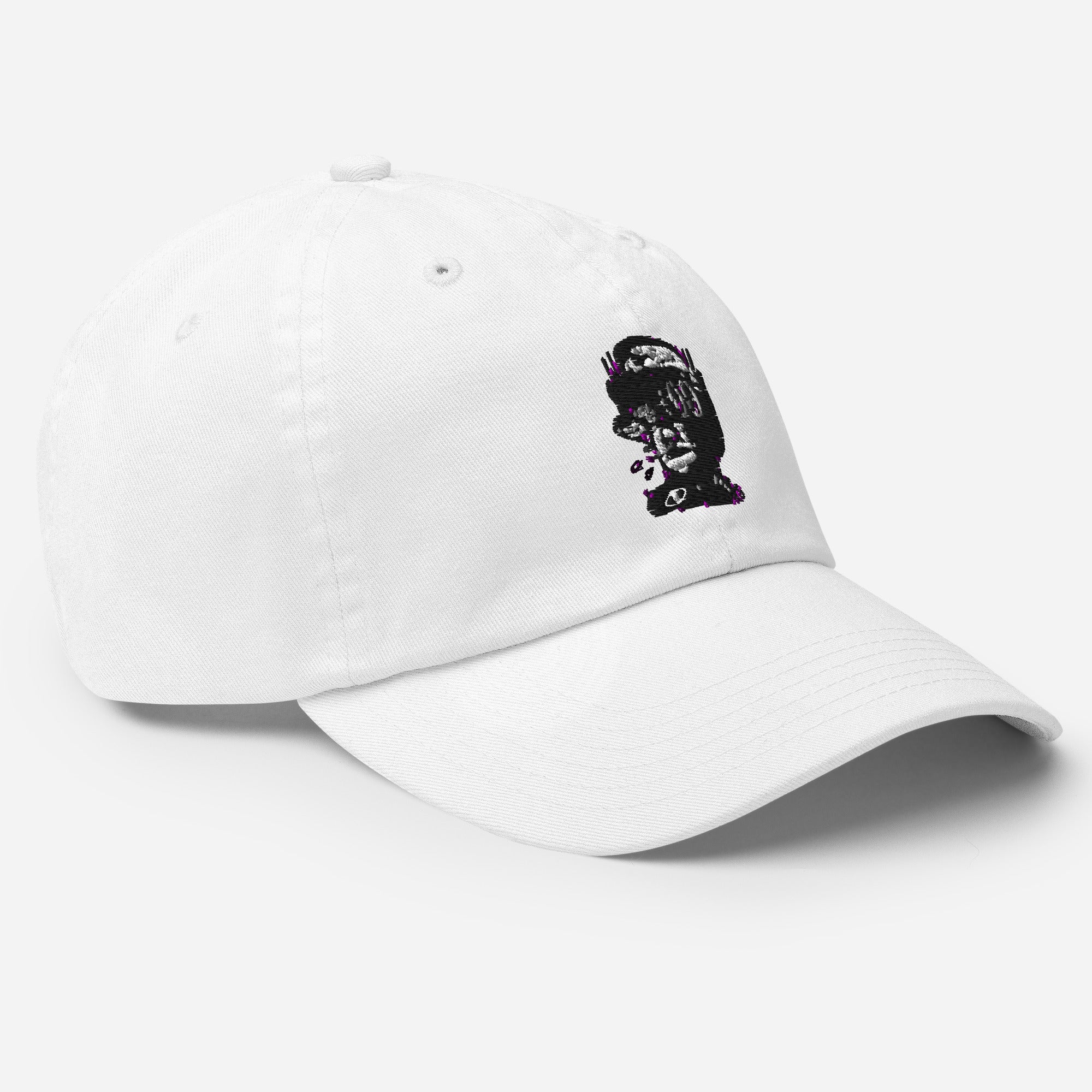 White Limited Champion Dad Cap by ArtbyRaff (Unisex)