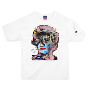 White Limited Champion T-Shirt by ArtbyRaff (Unisex)