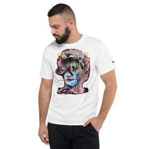 White Limited Champion T-Shirt by ArtbyRaff (Unisex)