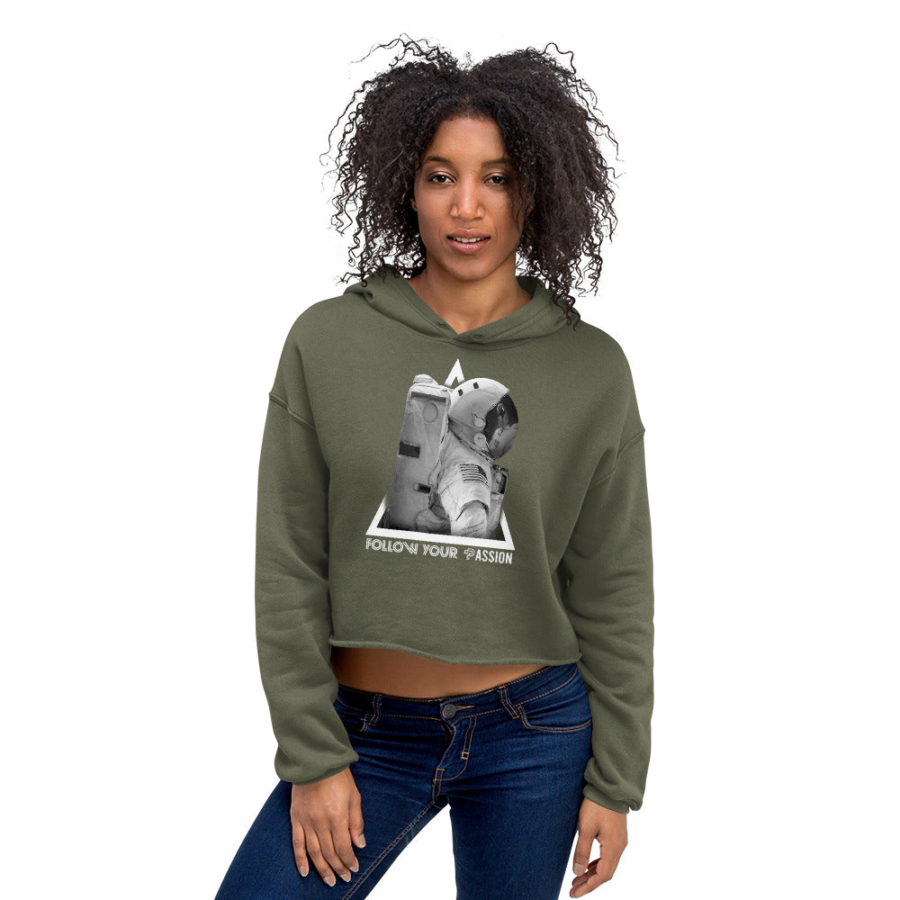 Moonmen Women Crop Hoodie (Eco)