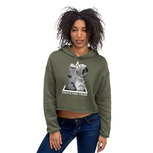 Moonmen Women Crop Hoodie (Eco)