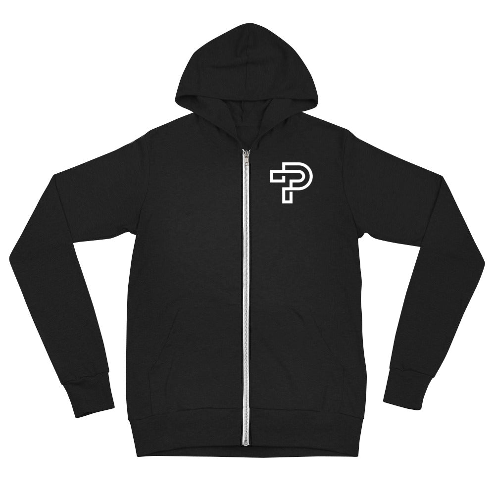 Triblend Lightweight Zip Hoodie Unisex