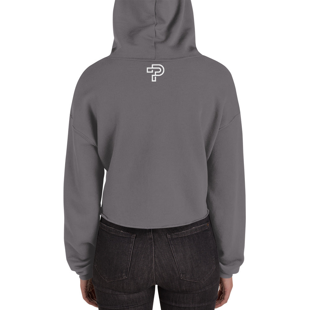 Women Skull Crop Hoodie (Eco)