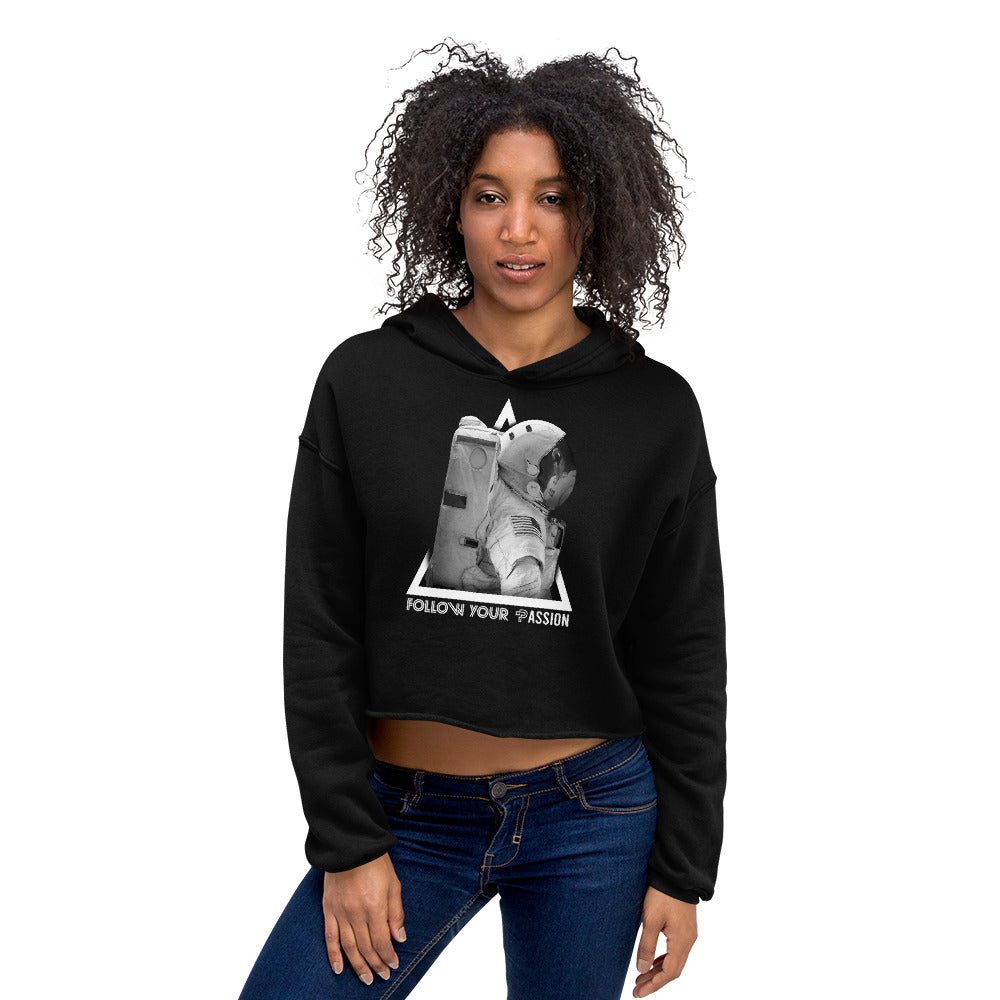 Moonmen Women Crop Hoodie (Eco)