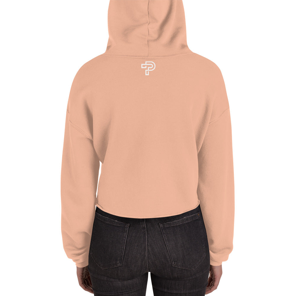 Women Lion Stone Crop Hoodie (Eco)