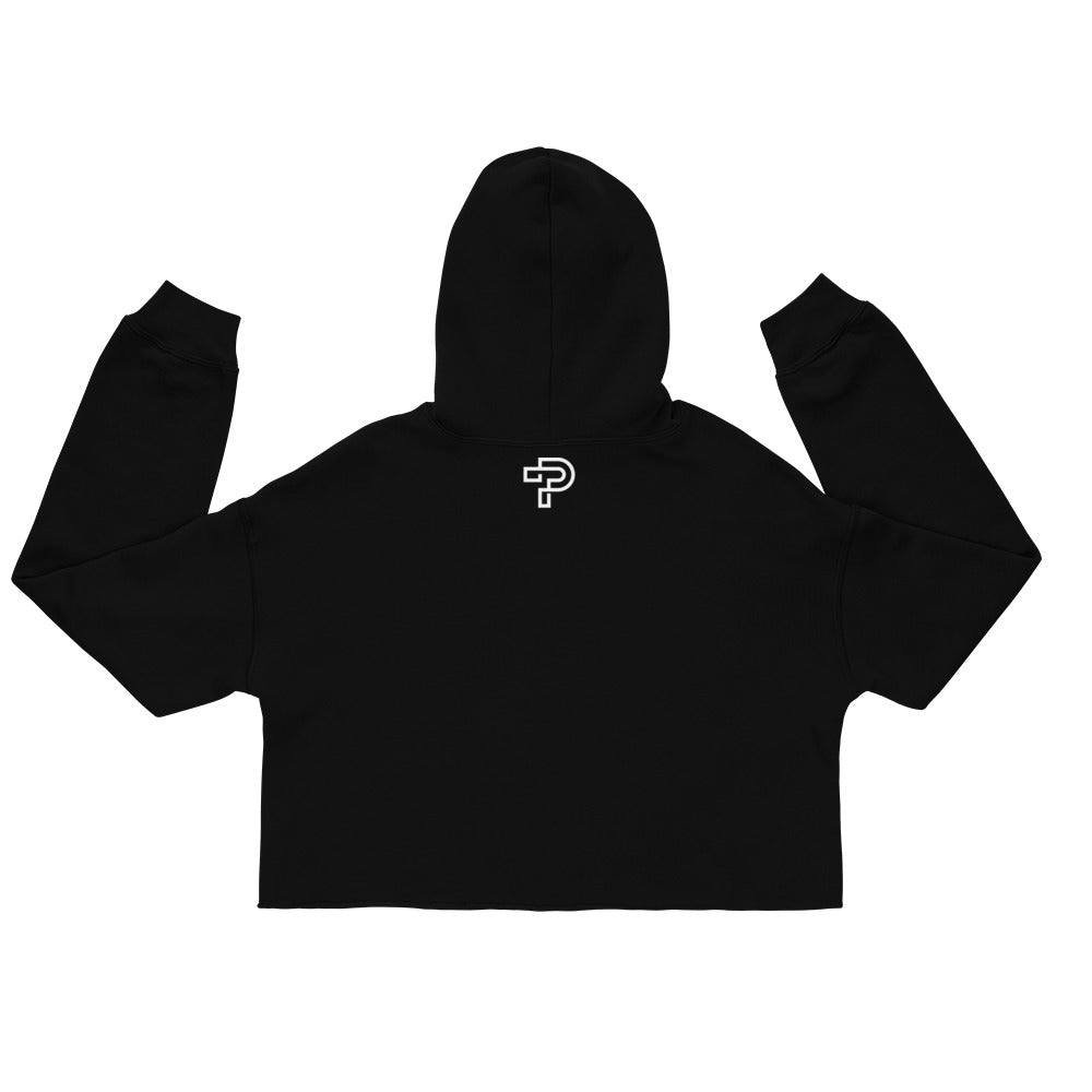 Women Lion Stone Crop Hoodie (Eco)