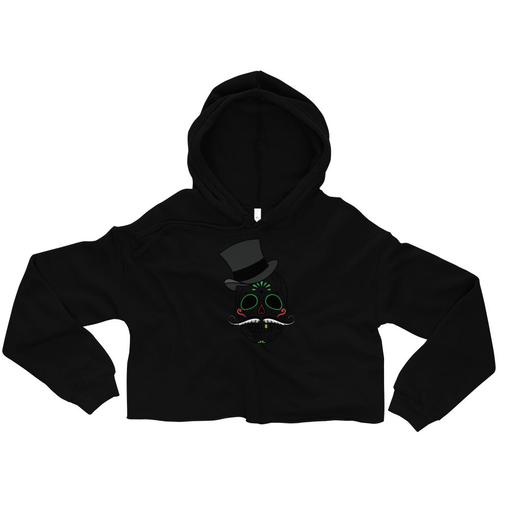 Women Skull Crop Hoodie (Eco)
