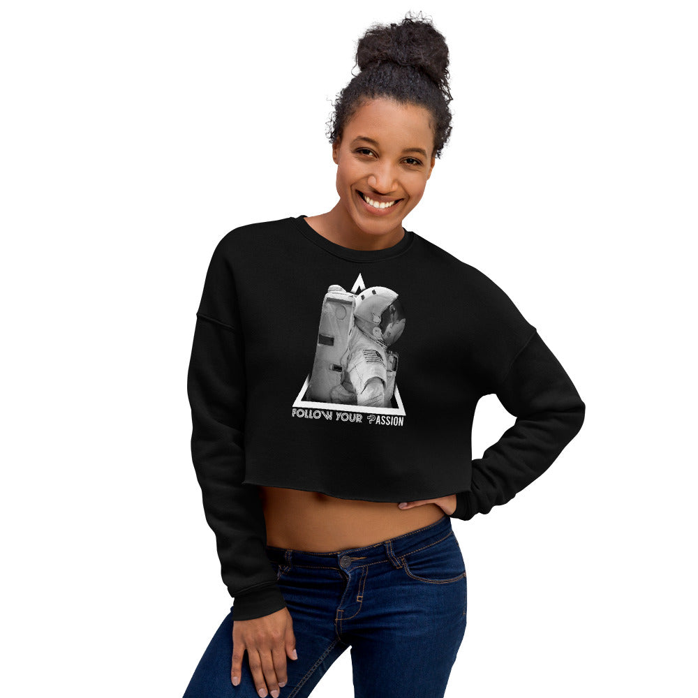 Moonmen Women Crop Sweatshirt (Eco)