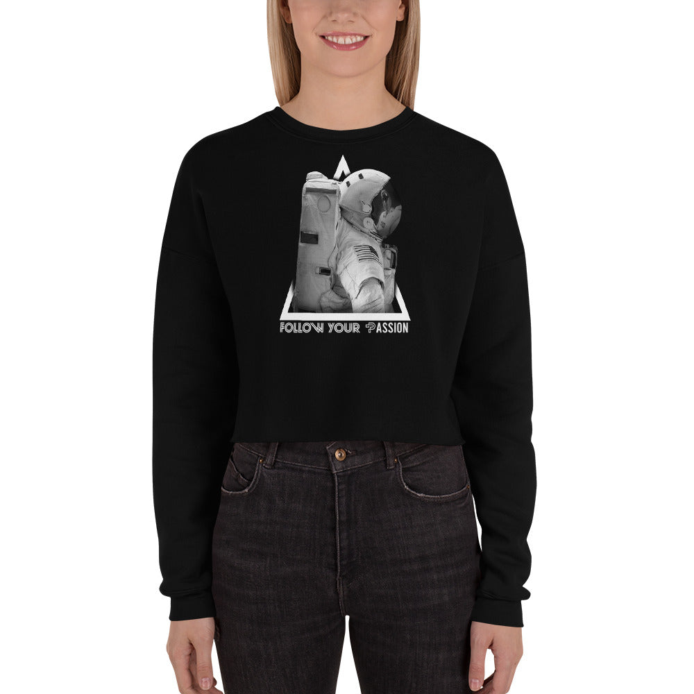 Moonmen Women Crop Sweatshirt (Eco)