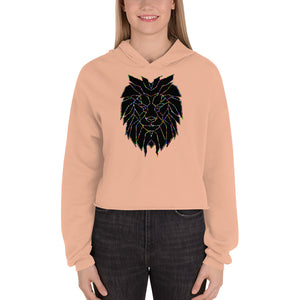 Women Lion Stars Crop Hoodie (Eco)