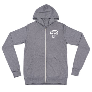 Triblend Lightweight Zip Hoodie Unisex