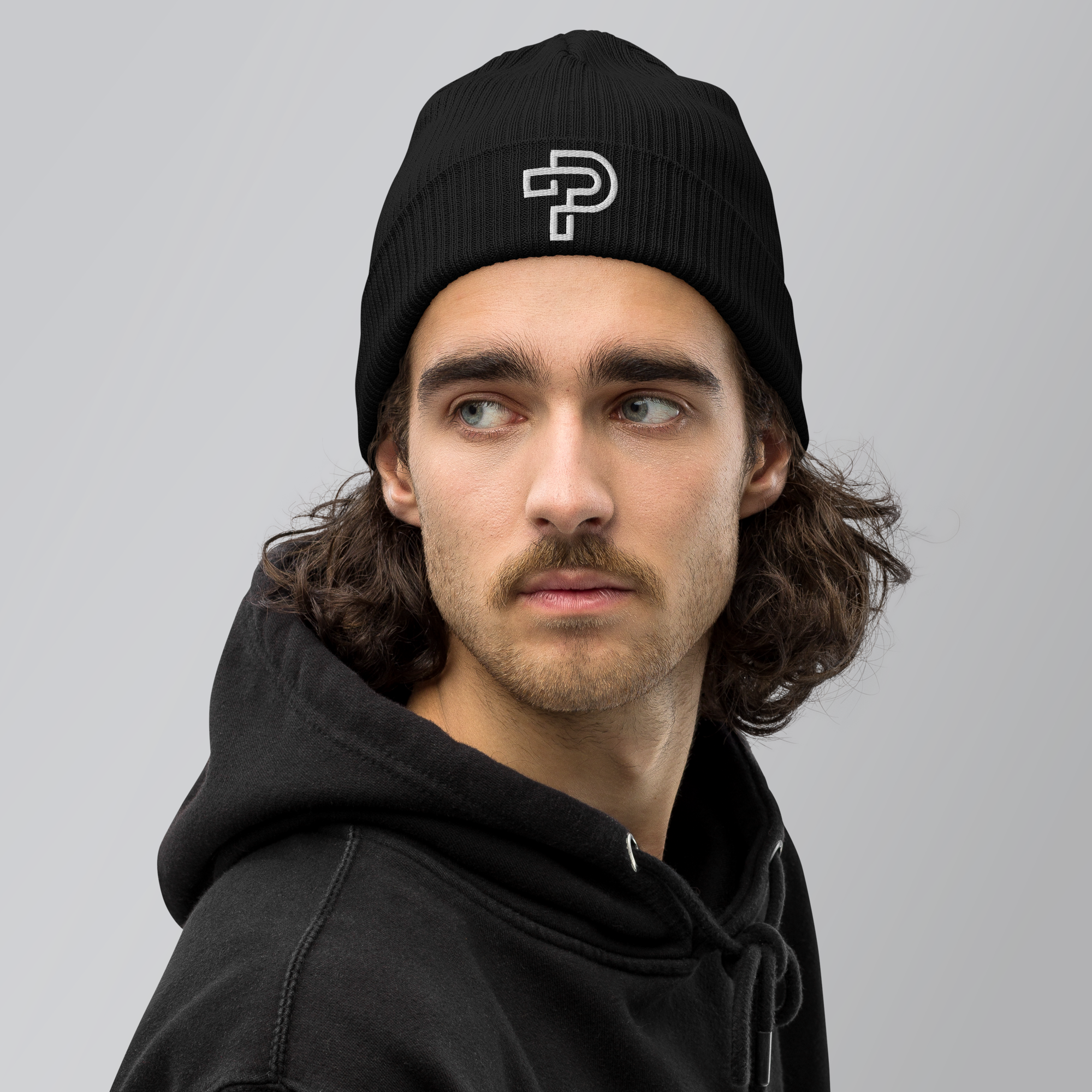 100% Organic ribbed beanie