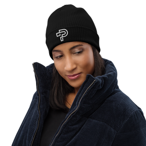 100% Organic ribbed beanie