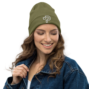 100% Organic ribbed beanie