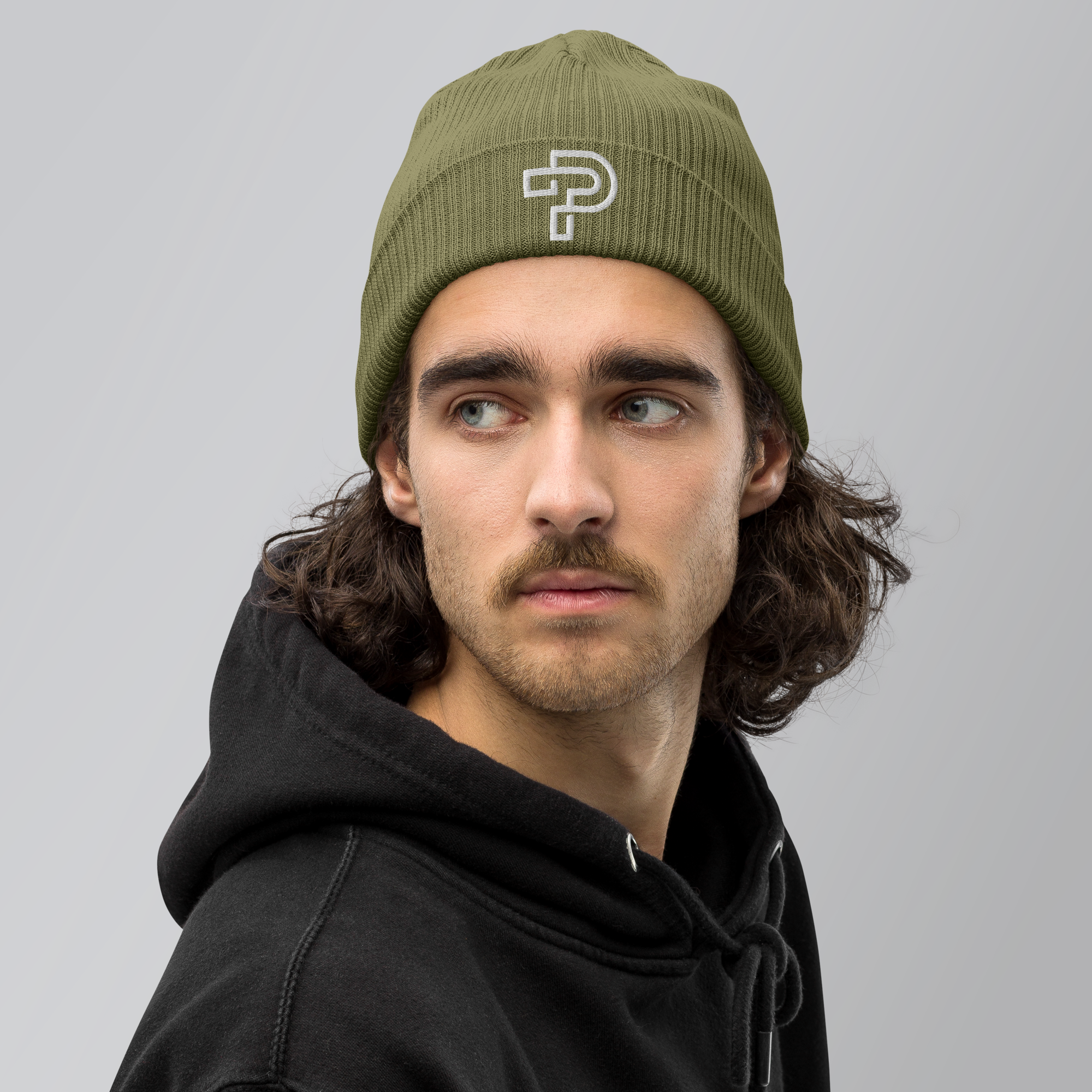 100% Organic ribbed beanie