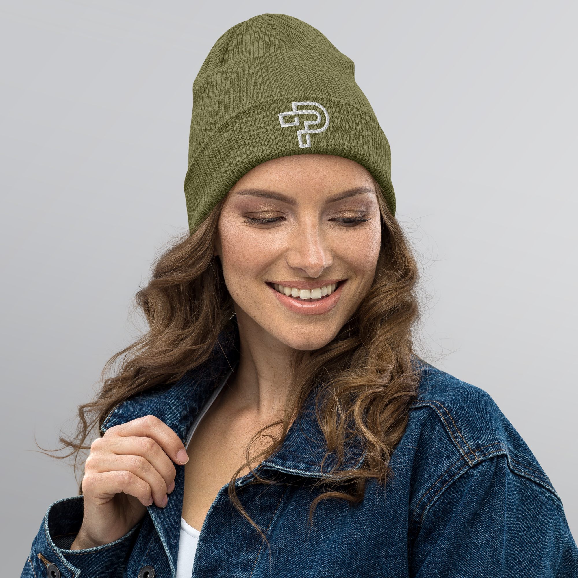 100% Organic ribbed beanie
