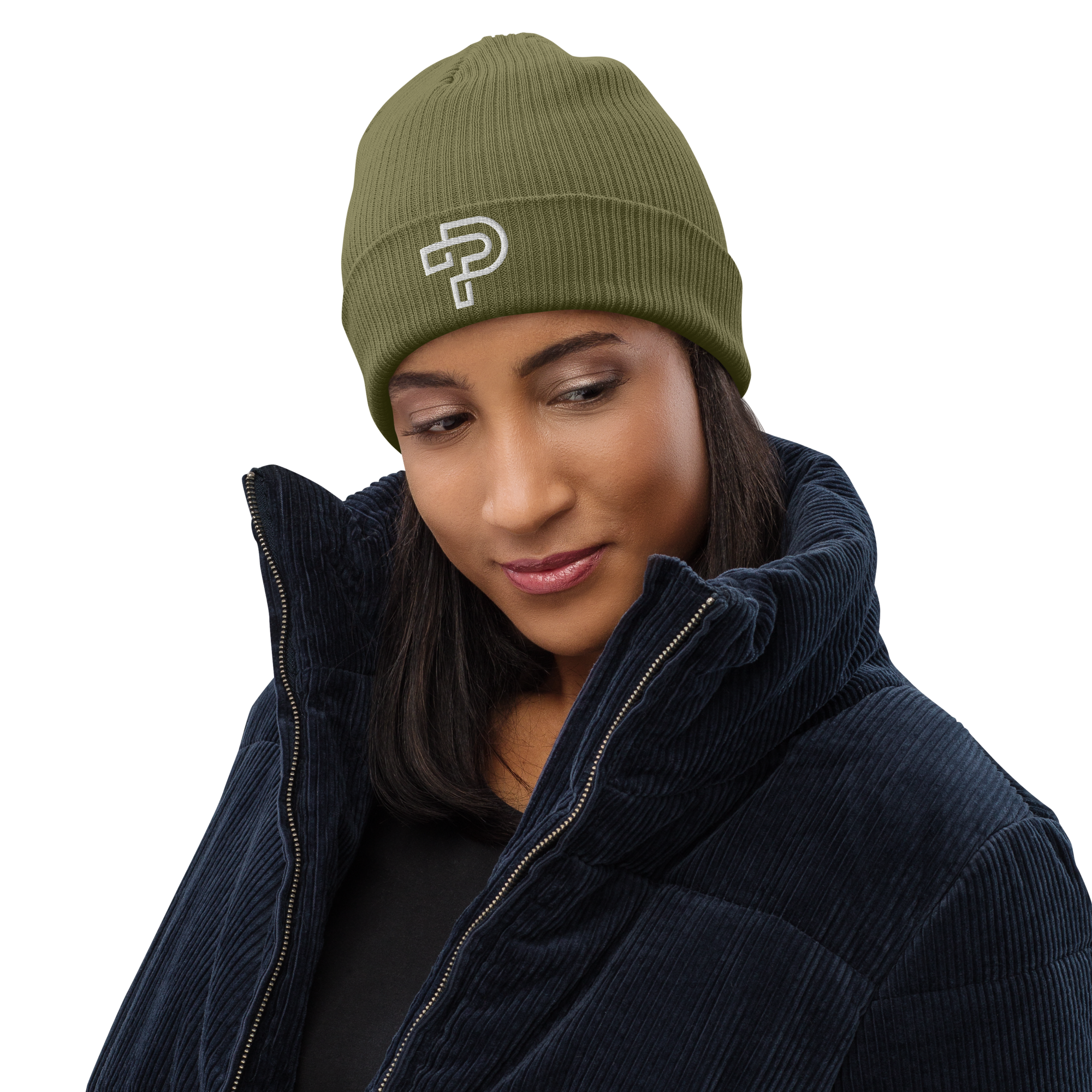 100% Organic ribbed beanie