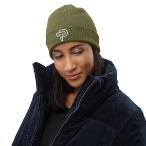 100% Organic ribbed beanie