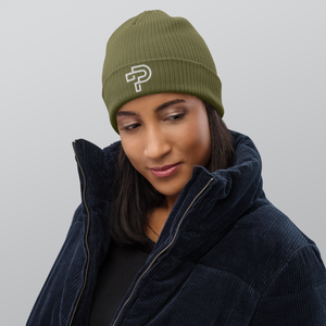 100% Organic ribbed beanie