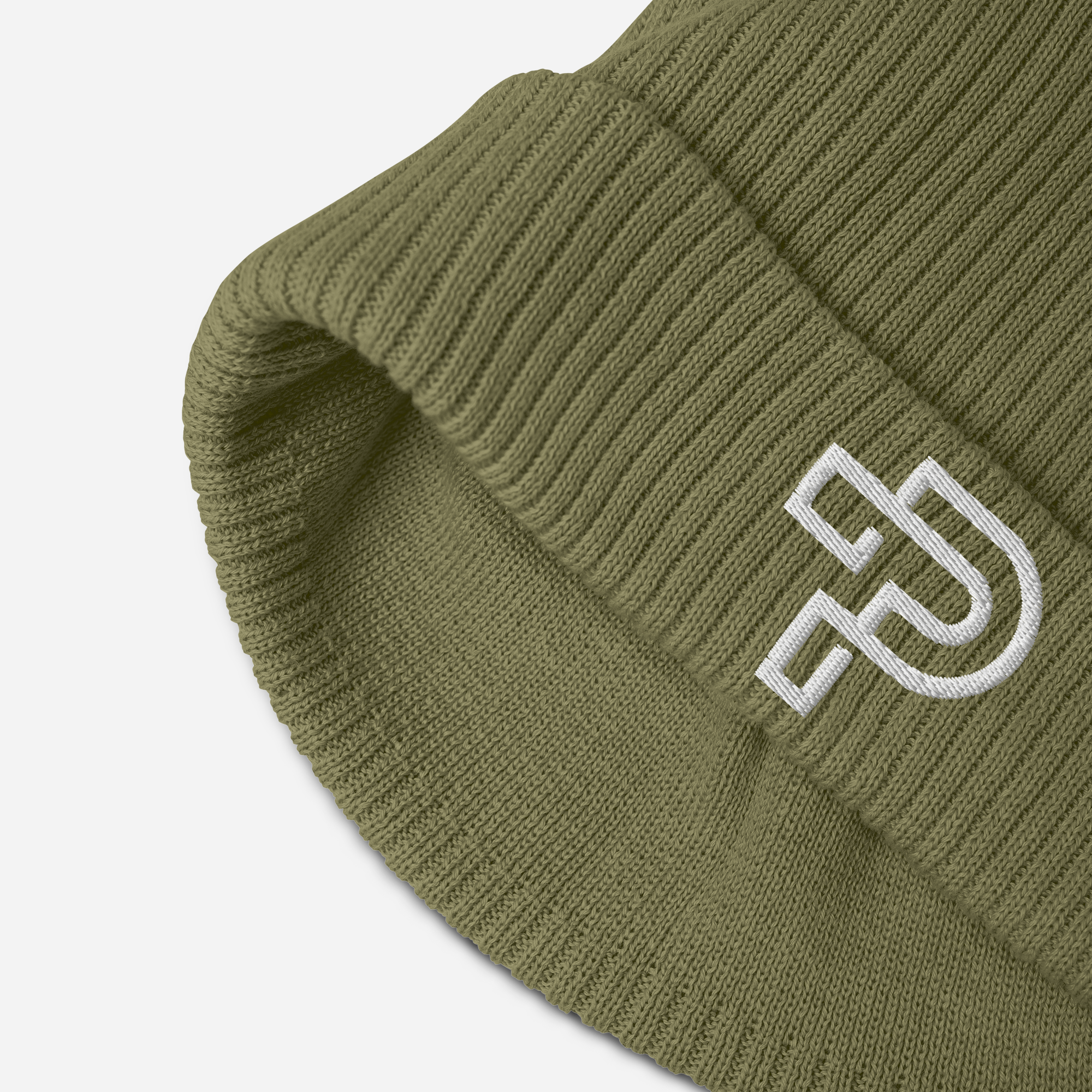 100% Organic ribbed beanie