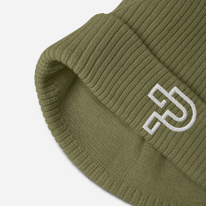 100% Organic ribbed beanie
