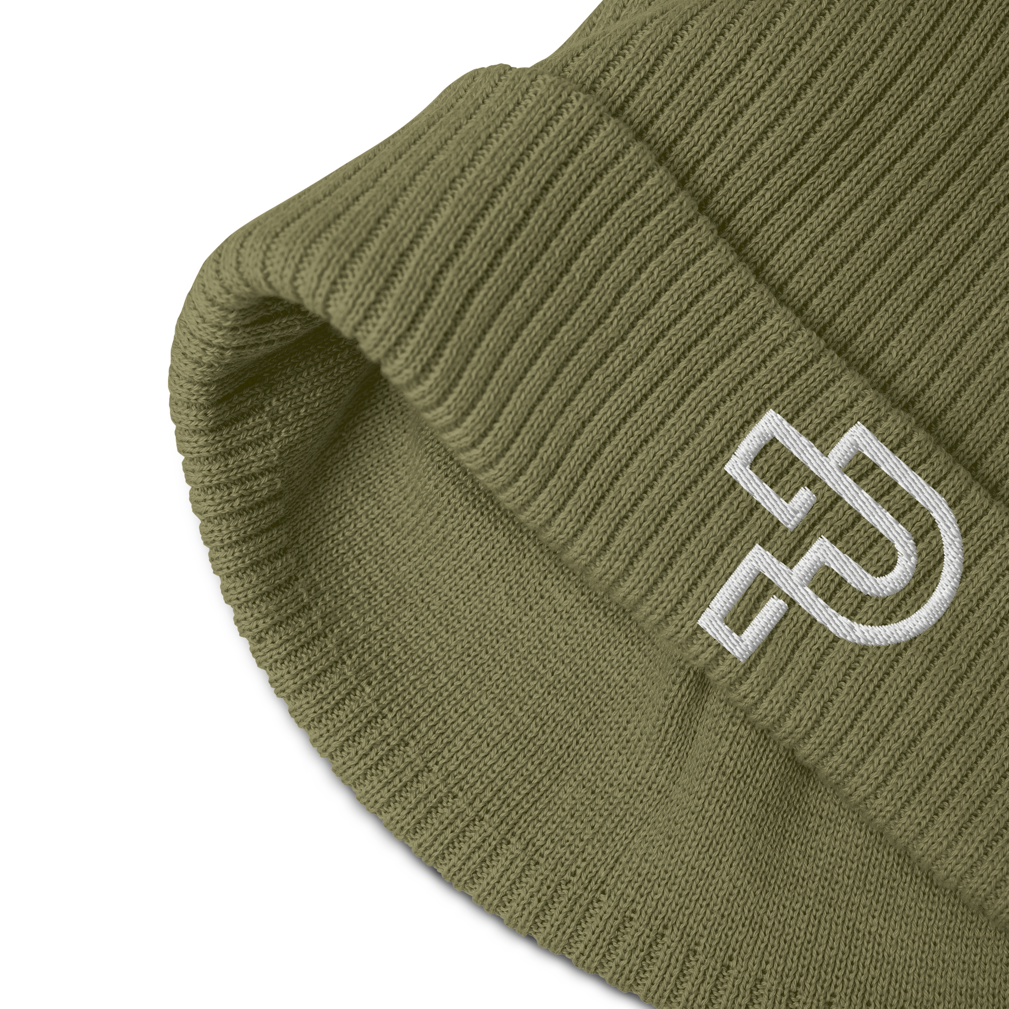 100% Organic ribbed beanie