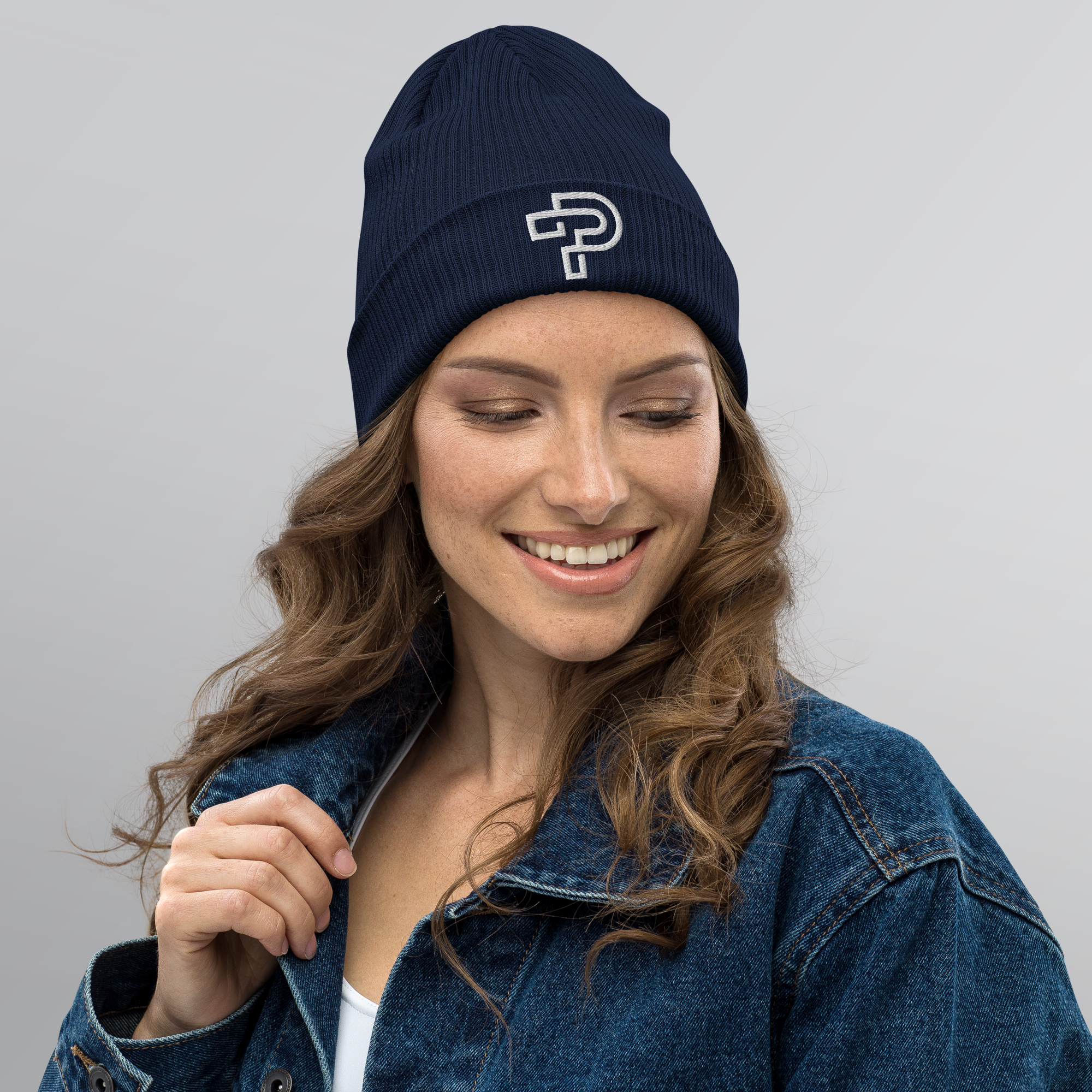 100% Organic ribbed beanie