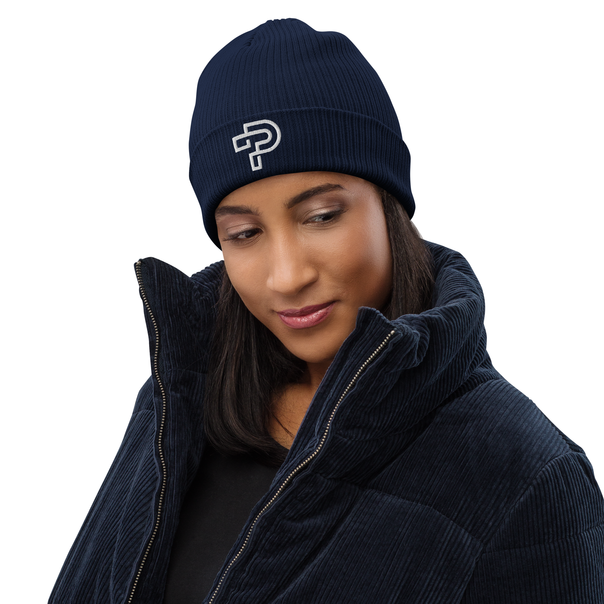 100% Organic ribbed beanie