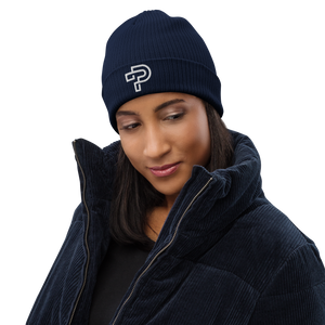 100% Organic ribbed beanie
