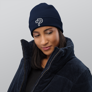 100% Organic ribbed beanie