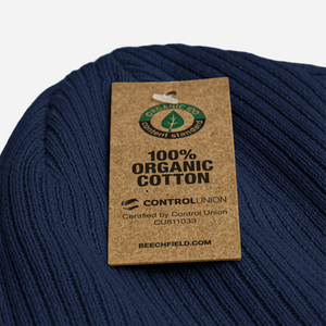 100% Organic ribbed beanie
