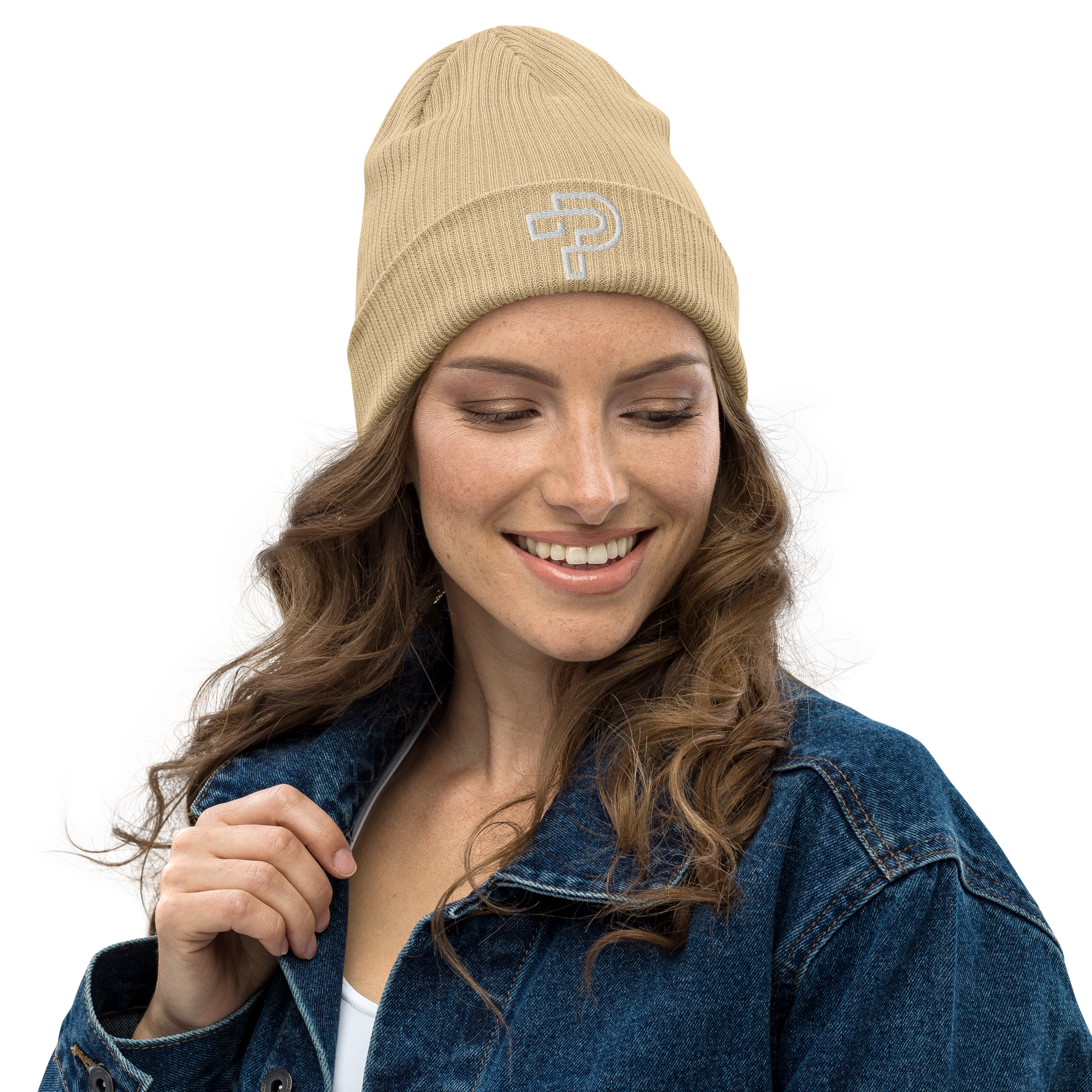 100% Organic ribbed beanie