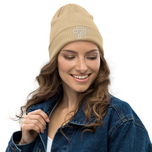 100% Organic ribbed beanie