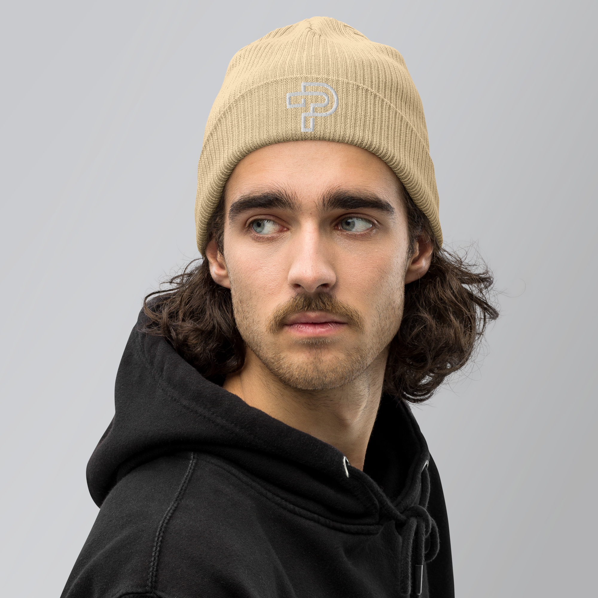 100% Organic ribbed beanie