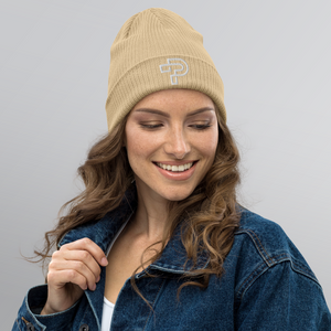 100% Organic ribbed beanie