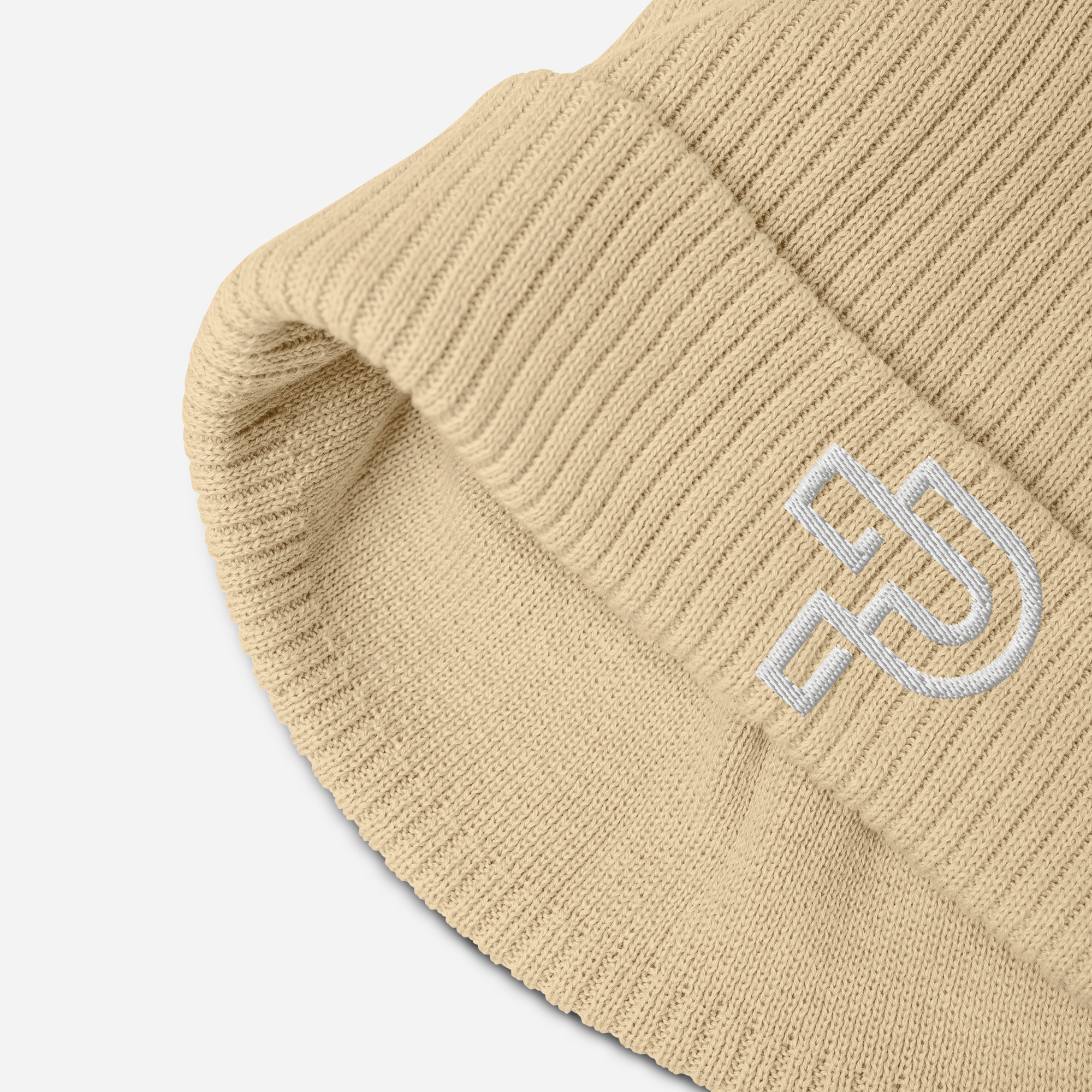 100% Organic ribbed beanie