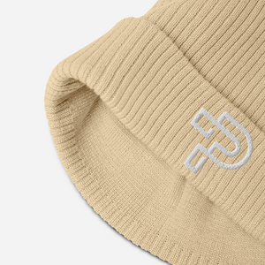 100% Organic ribbed beanie