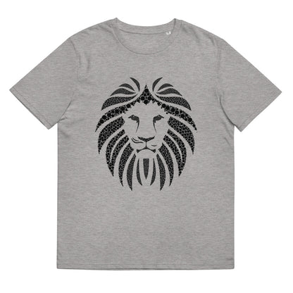 Lion Black Unisex 100% organic cotton t-shirt